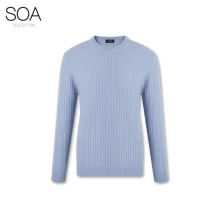 Cashmere wool men wool sweater cable pullover knitwear sweater men knit sweater